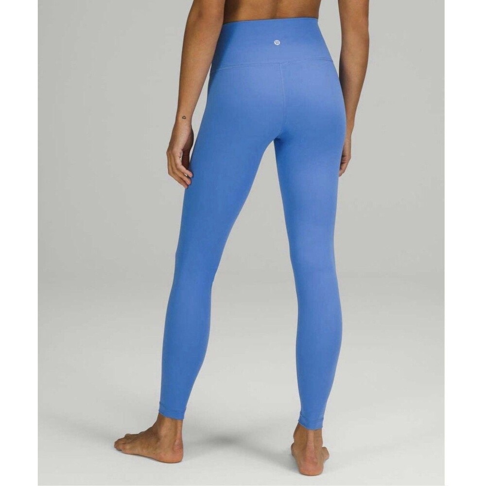 Lululemon Pants Womens 4 Blue Wunder Under‎ High Rise Tight Ankle Leggings Yoga
